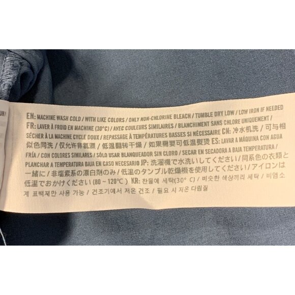 Abercrombie & Fitch Women Size Small Blue Eyelet Crop Top Blouse Sleeveless New - Picture 7 of 7